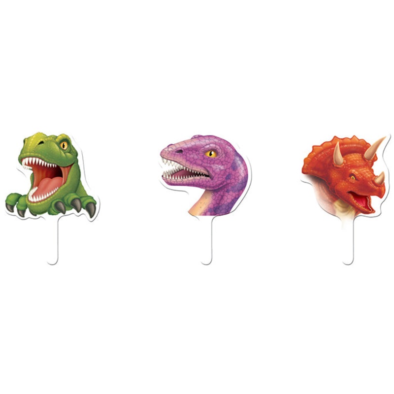 Dinosaur Cupcake Topper (12/Pkg)