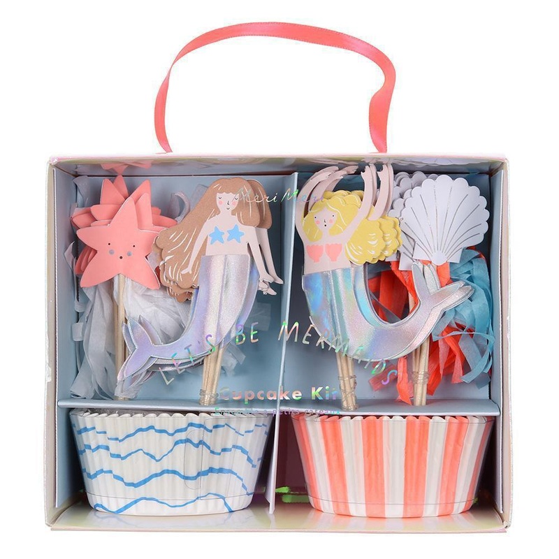 Let's Be Mermaids Cupcake Kit - Pack of 24