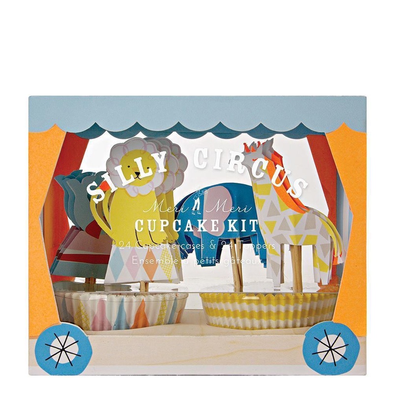 Silly Circus Cupcake Kit - Pack of 24