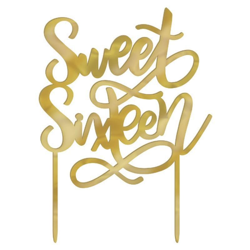 Blush Sixteen - Cake Topper