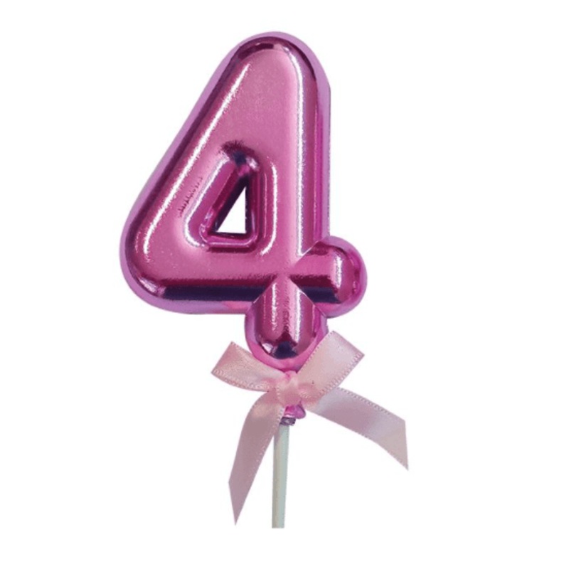 Cake Topper #4, Pink