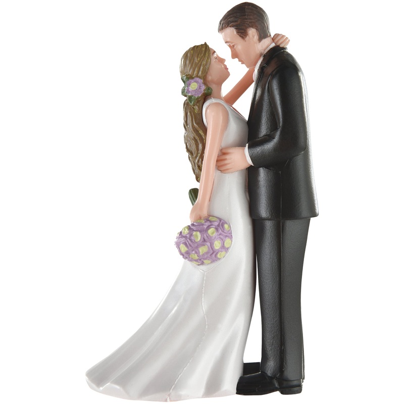 Cake Topper - Bride & Groom Bouquet 4.19 Po