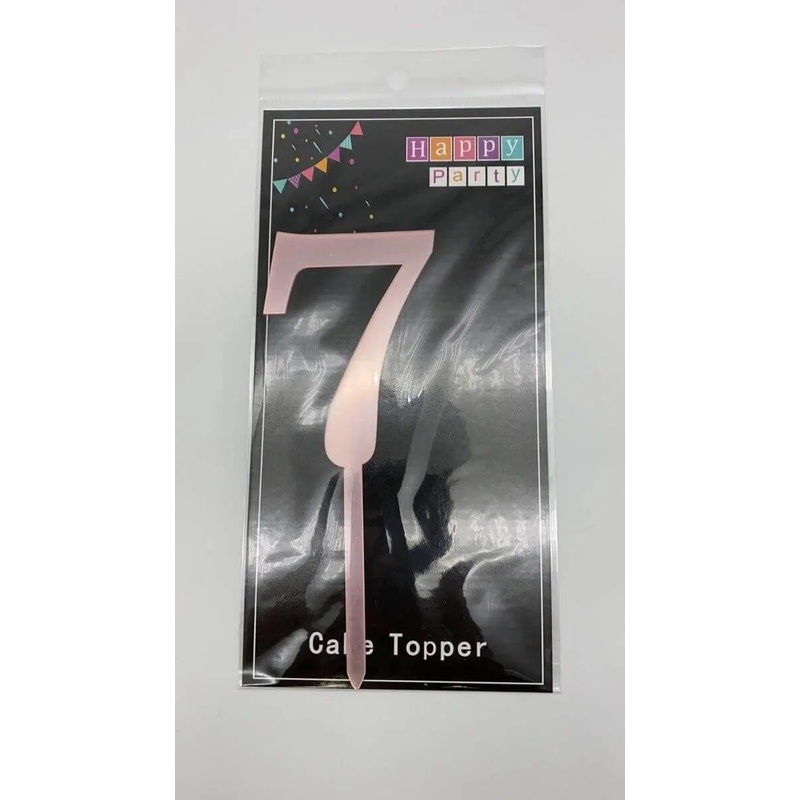Cake Topper Rose Gold #7