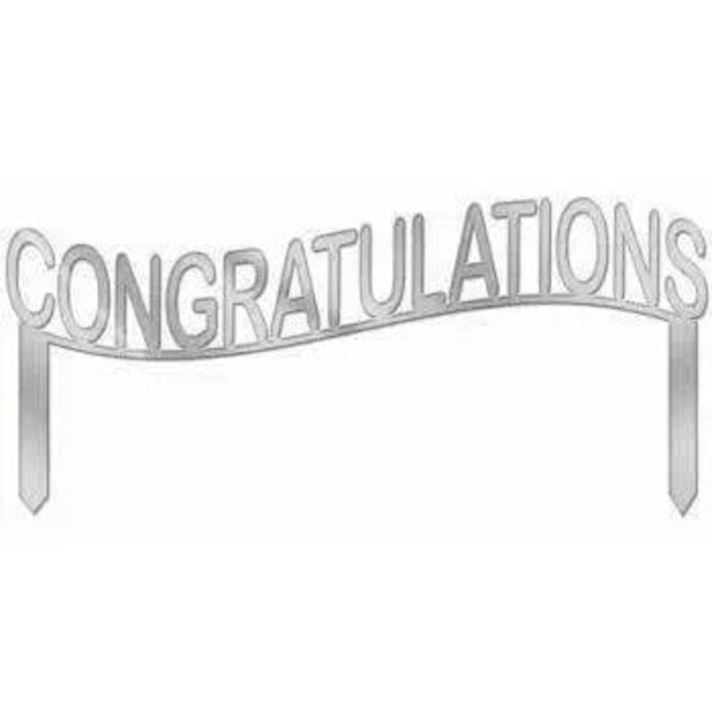 'Congratulations' Cake Topper