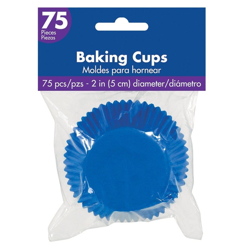 Cupcake Cases 75/pkg - Royal Blue