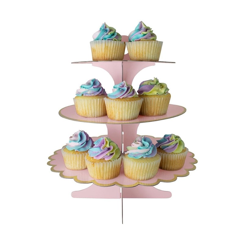 Cupcake Stand 3 Tiers, Light Pink