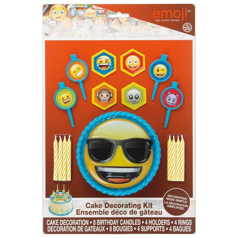 Emoji cake decorating kit