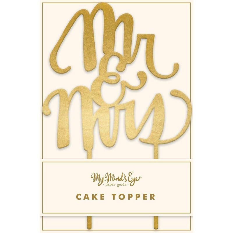 Fancy - Mr & Mrs Cake Topper