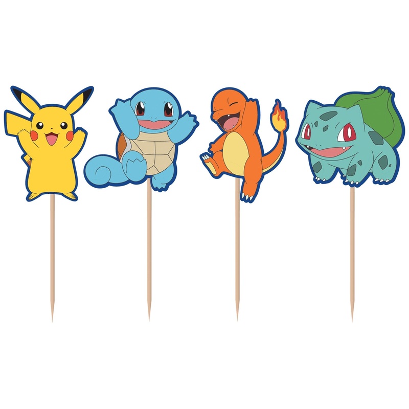 Pokmon Birthday Cupcake Picks, 24 Count