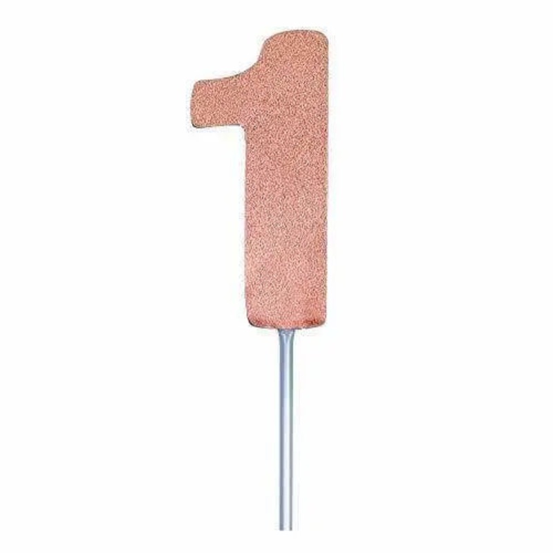 Rose Gold Diamond #1 Cake Topper