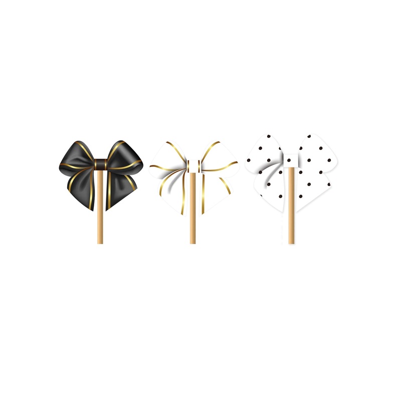 Sophisticated Chic Patterns Cupcake Toppers, 12 Count