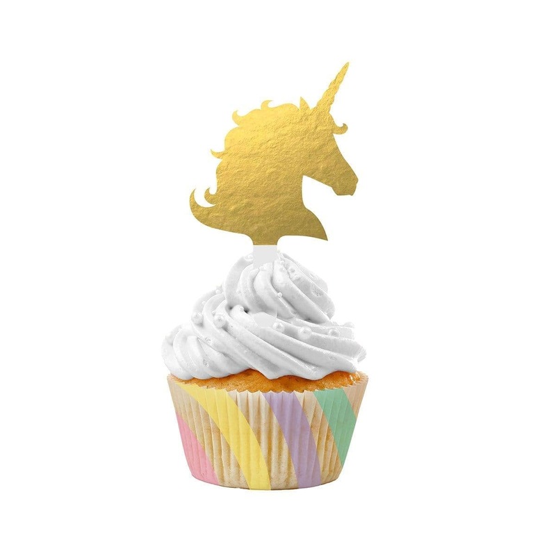 Unicorn Sparkle cupcake kit, 12 per package