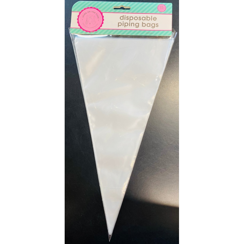 15pk Cake icing disposable Piping Bags