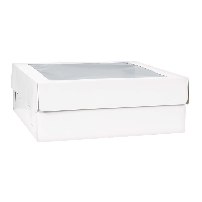 Cake Box Paper With Cello Window 6*16*16