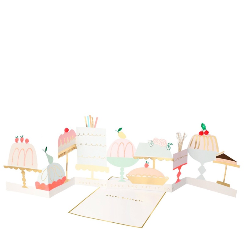 Cake Stand-Up Birthday Card