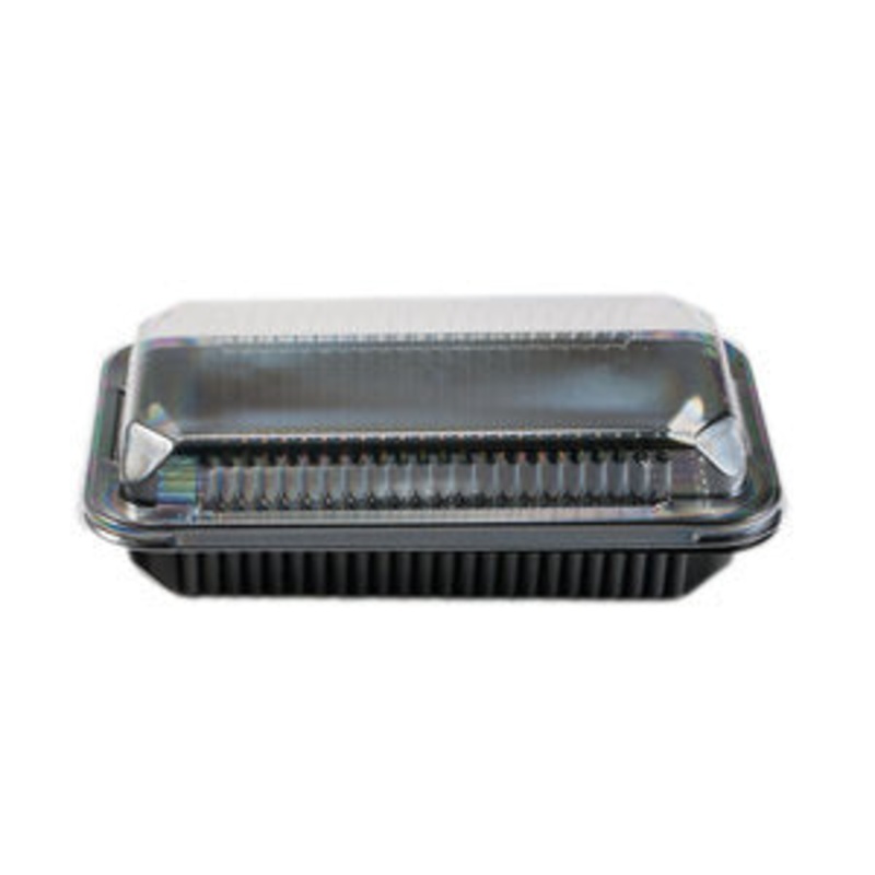 Clear Dome And Clear/ Black Base Bar Cake 50/PK