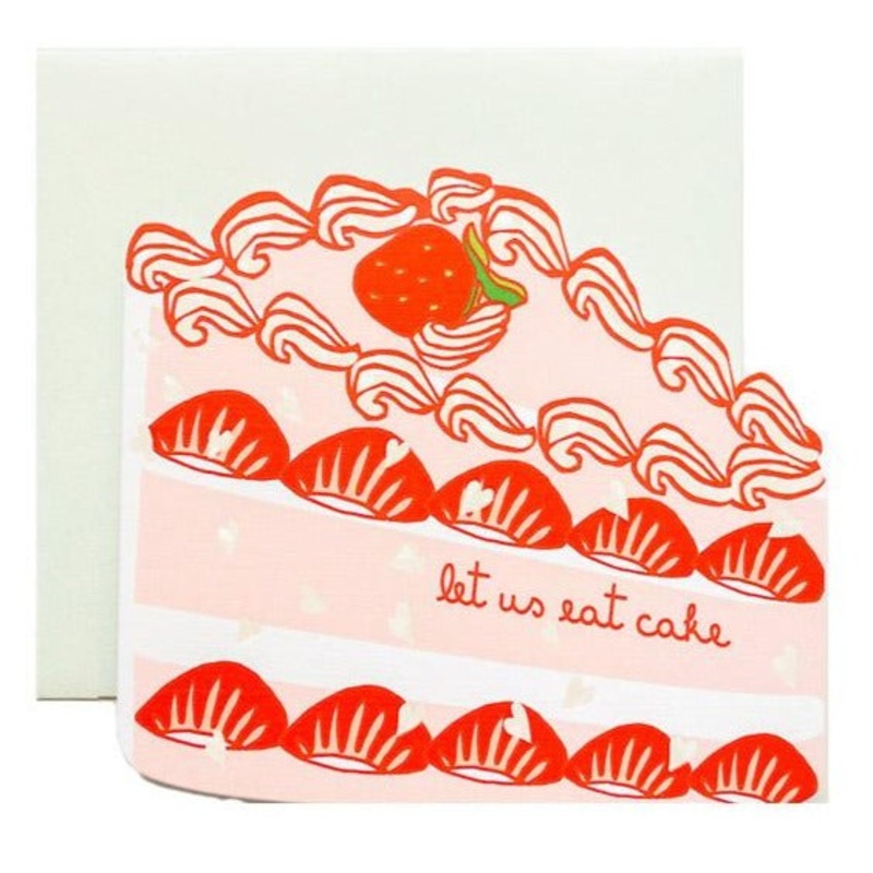 Let Us Eat Cake Card