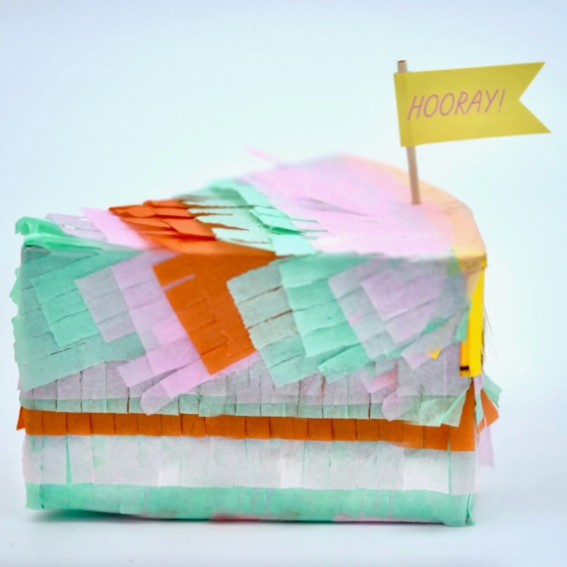 Mini Cake Slice Filled Piata