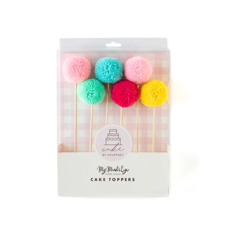 Pom Pom Cake Topper
