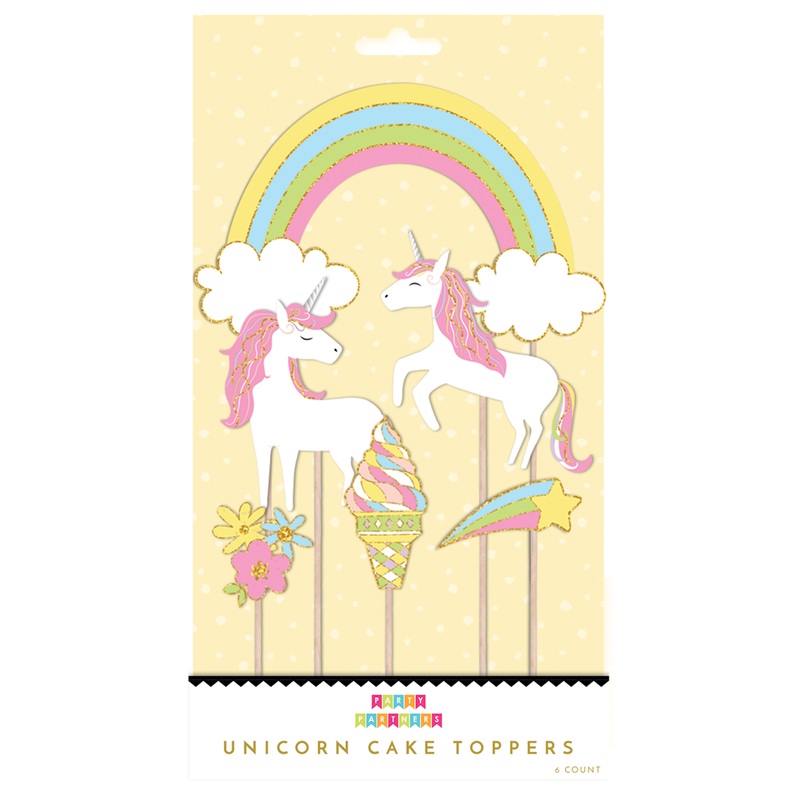 Unicorn Cake Toppers