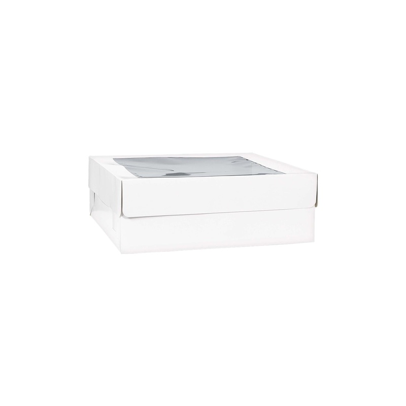Cake Box Paper With Cello Window 5*14*14
