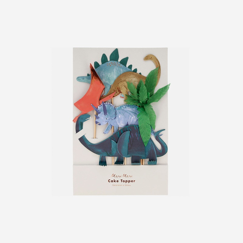 Cake toppers dinosaures Meri Meri