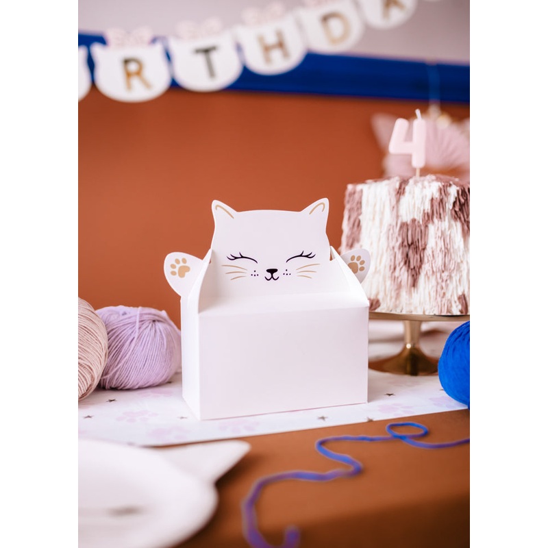 Cat-Shaped Cake Boxes