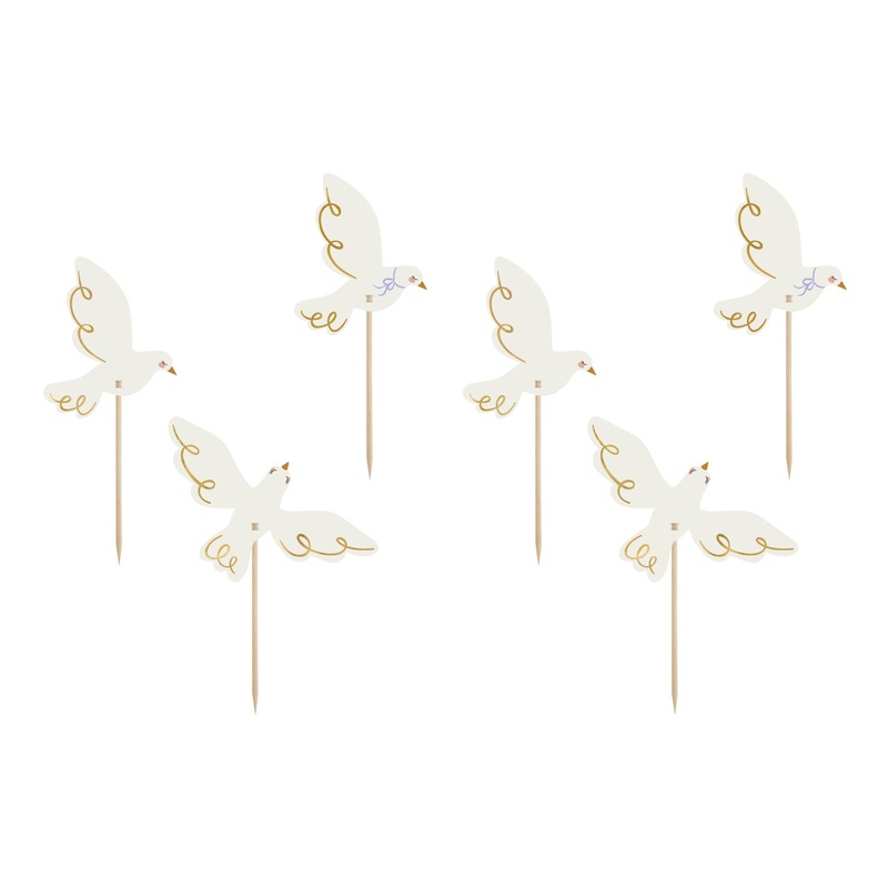 Dove Cupcake Toppers