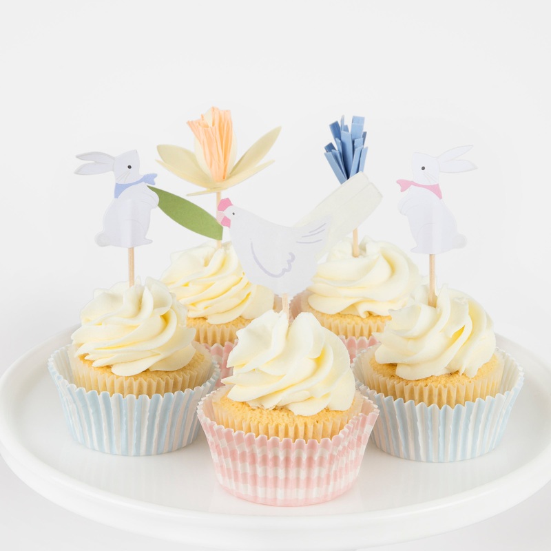 Easter Cottage Cupcake Kit (x 24 toppers)