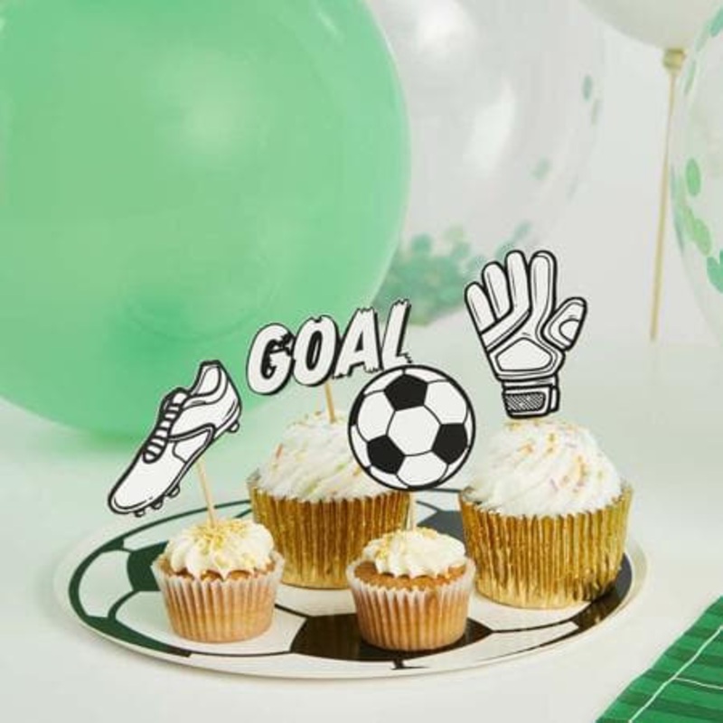 Football Cupcake Toppers (12 Pack)