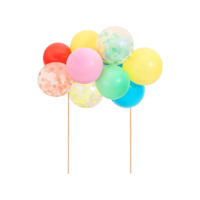 Rainbow Balloon Cake Topper Kit