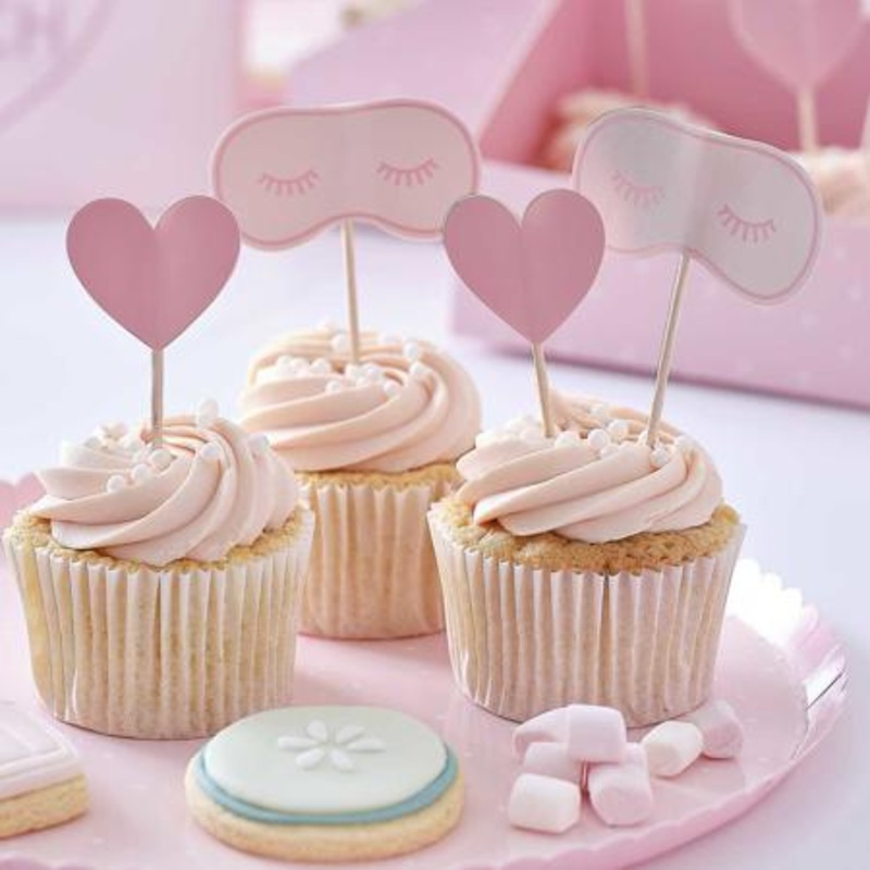 Sleepover Party Cake Toppers (10 Pack)