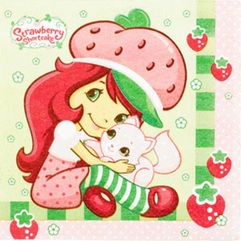 Strawberry Shortcake Lunch Tissues 16pcs
