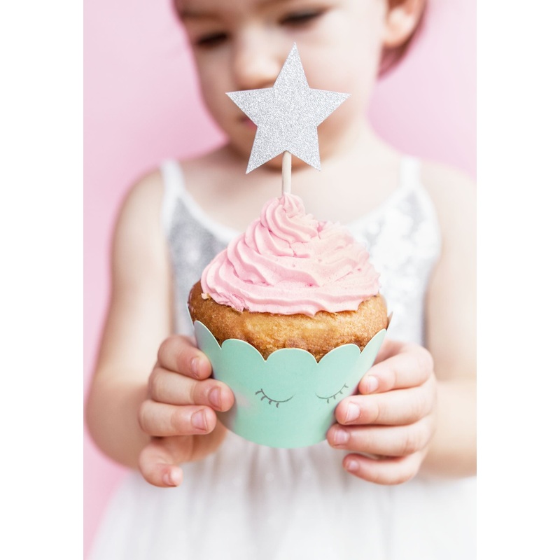 Unicorn Stars Cake Toppers