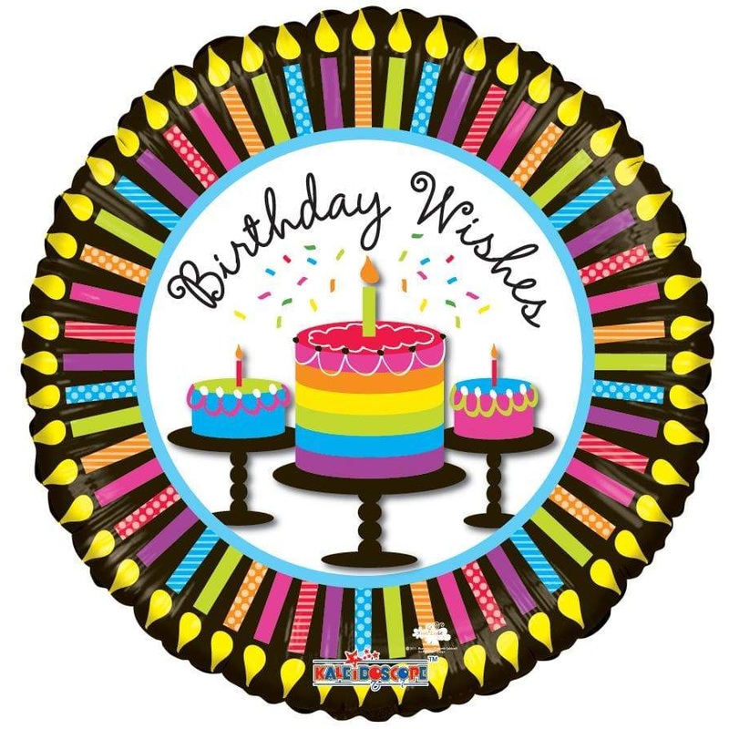 Birthday Cupcakes & Candles 18 Balloon