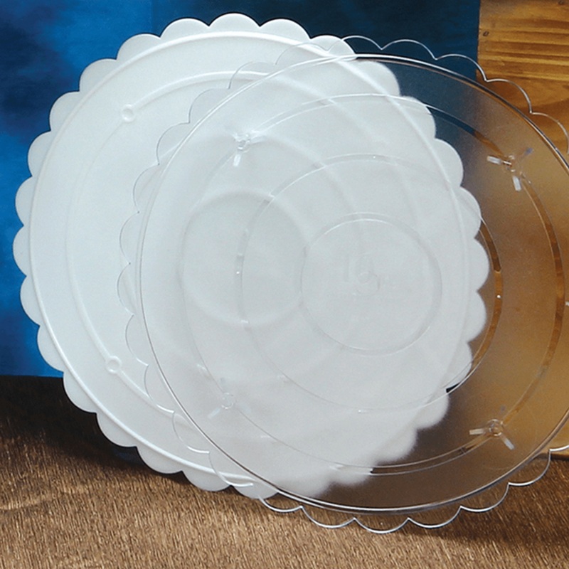 Clear Cake Plates 10 (6 count)