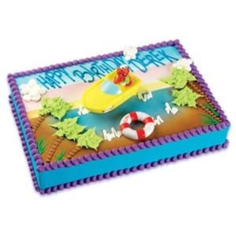 Elmo Boating Cake Kit