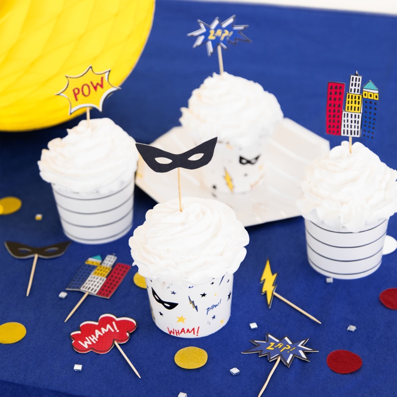 Superhero Party Cupcake Decorating Set