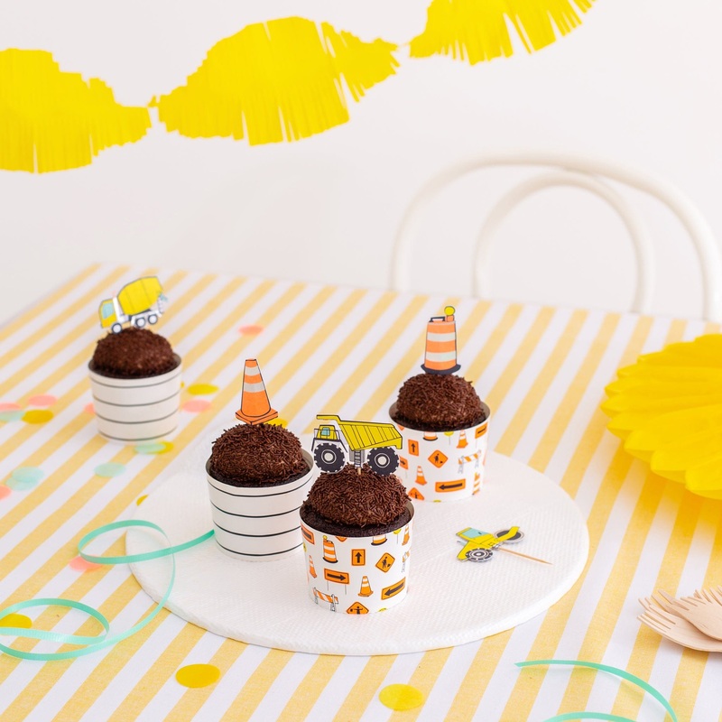 Under Construction Party Cupcake Decorating Set