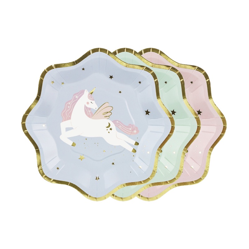Unicorn cake mix plate / 6 pcs.