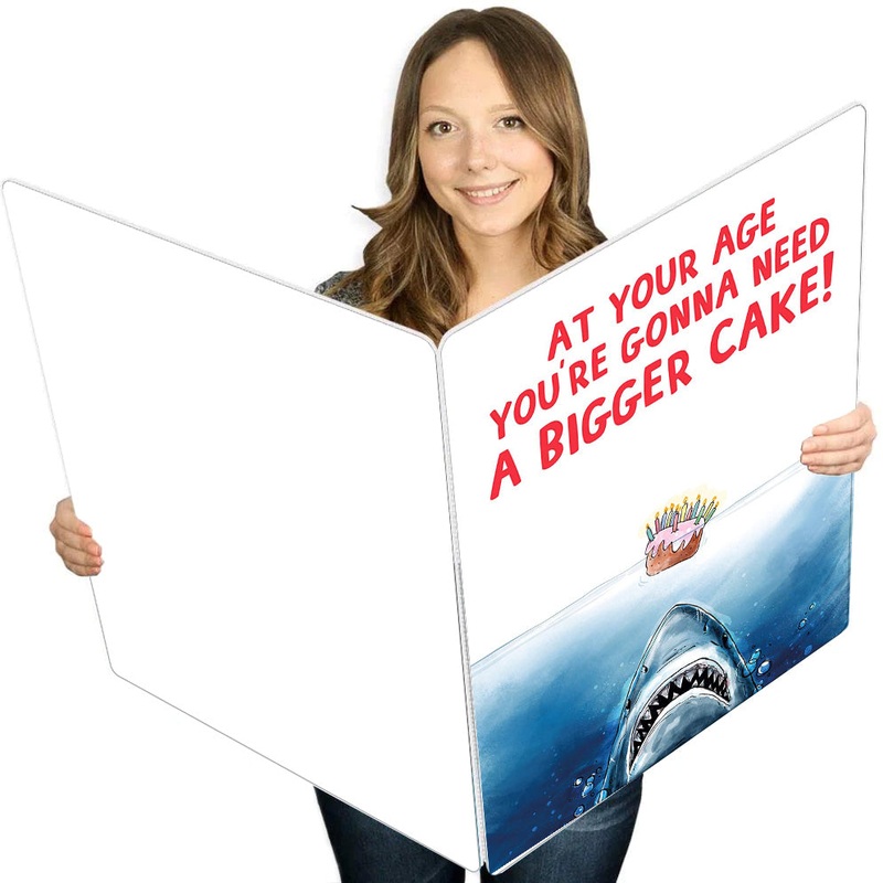 You're Gonna Need a Bigger cake Giant Greeting Card - 16.5 x 22 inches