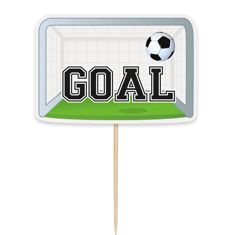 3D Soccer Cupcake Toppers (6 count)