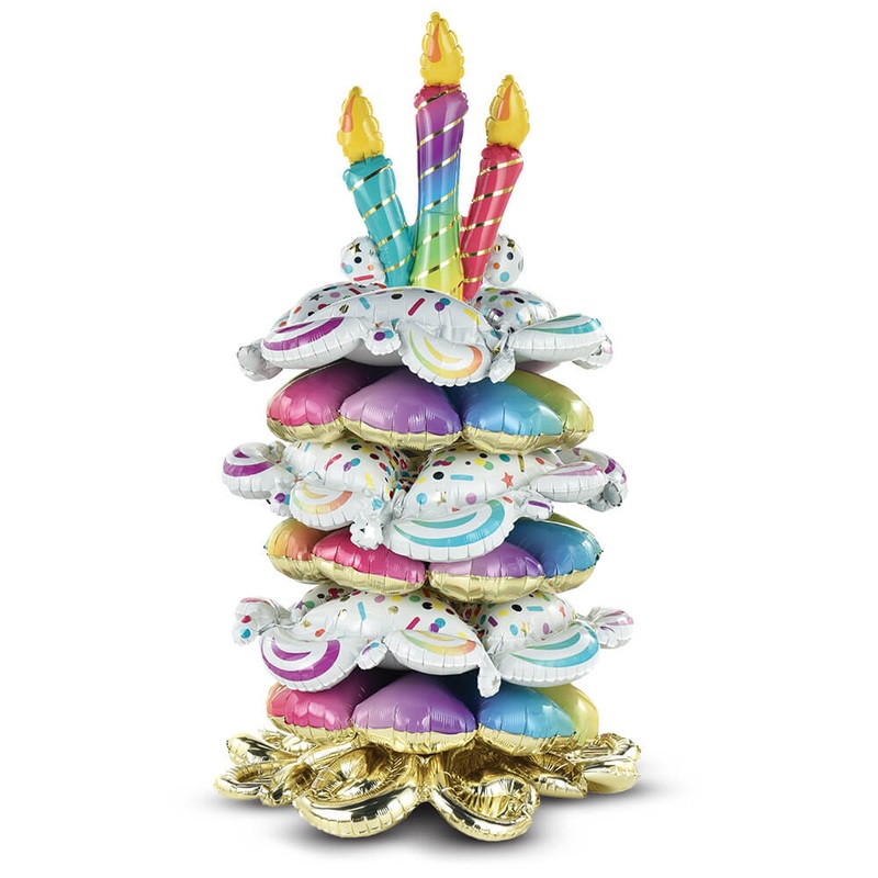 Birthday Cake Stacker 46 Balloon