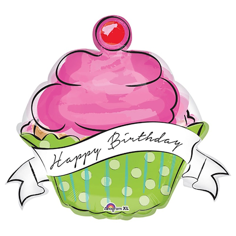 Birthday Sweets Cupcake 29 Balloon