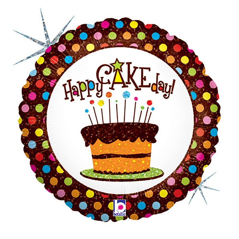 Chocolate Birthday Cake 18 Balloon