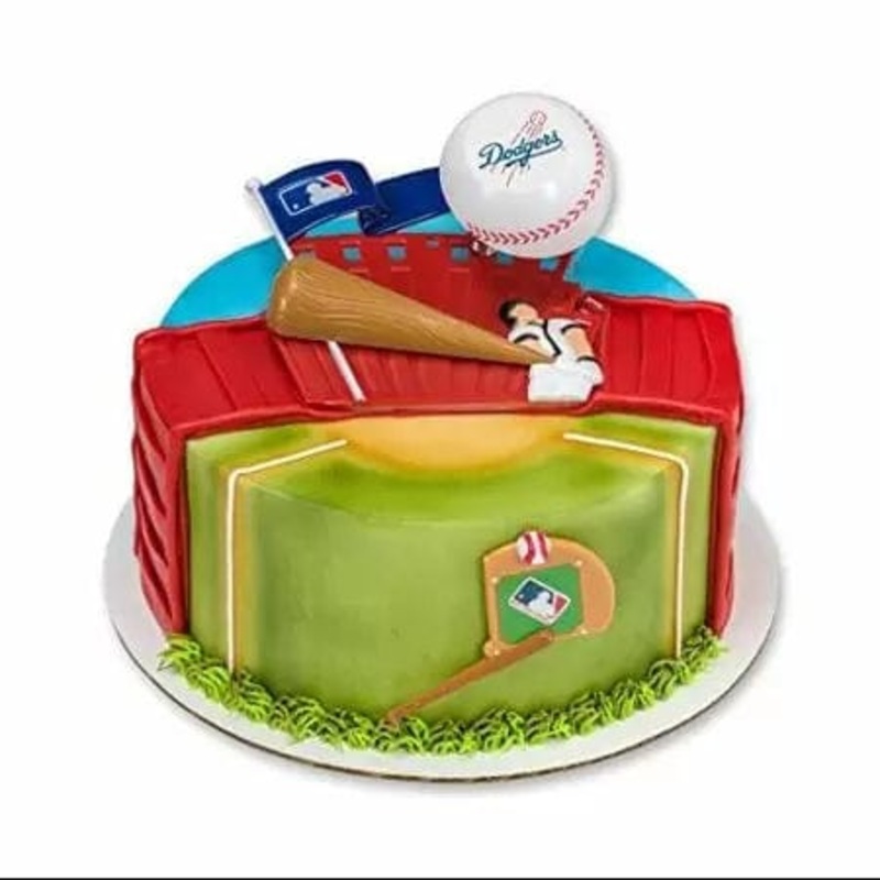 Dodgers Baseball Cake Kit