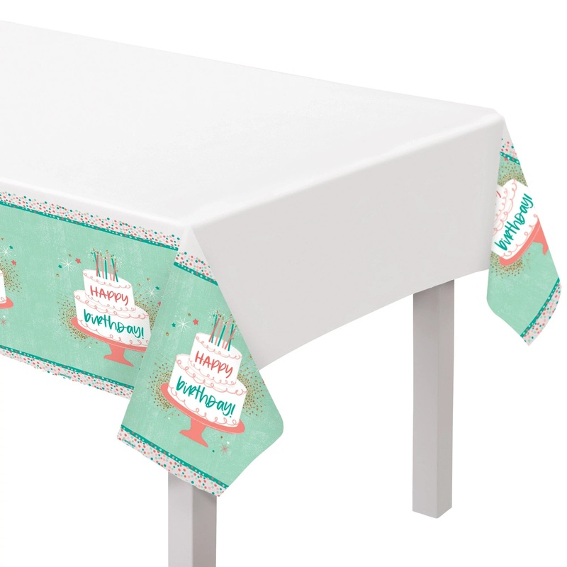 Happy Cake Day Table Cover