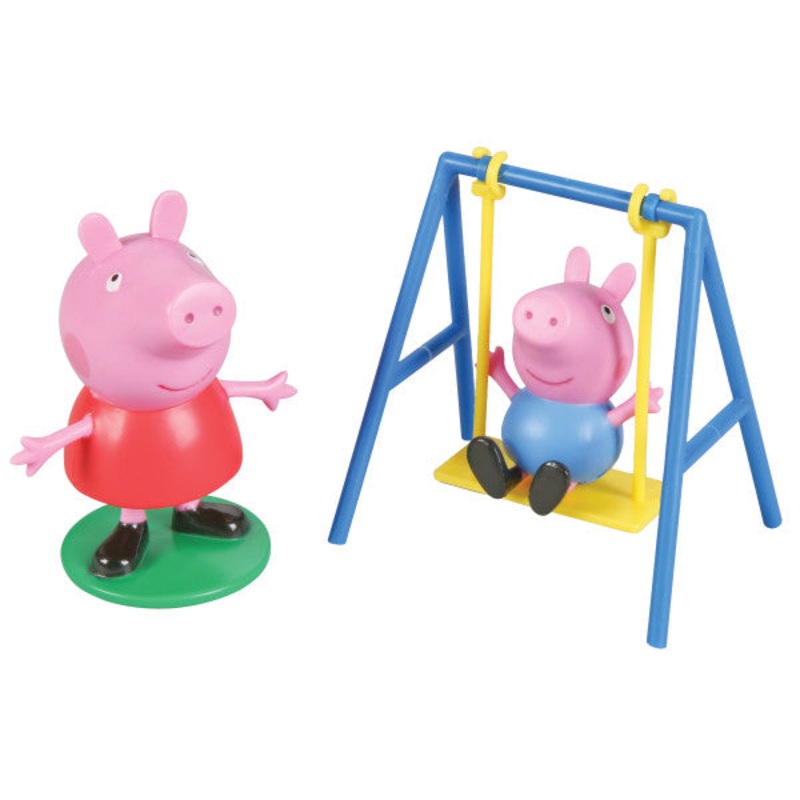 Peppa Pig Swing Set Cake Topper Kit (6 count)