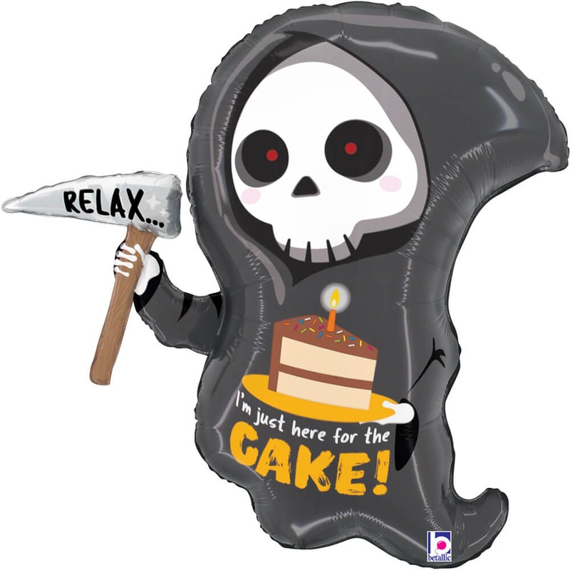 Relax I'm Just Here for the Cake 25 Balloon