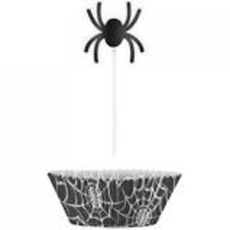 Spider Web - Food Picks and Cupcake Liners